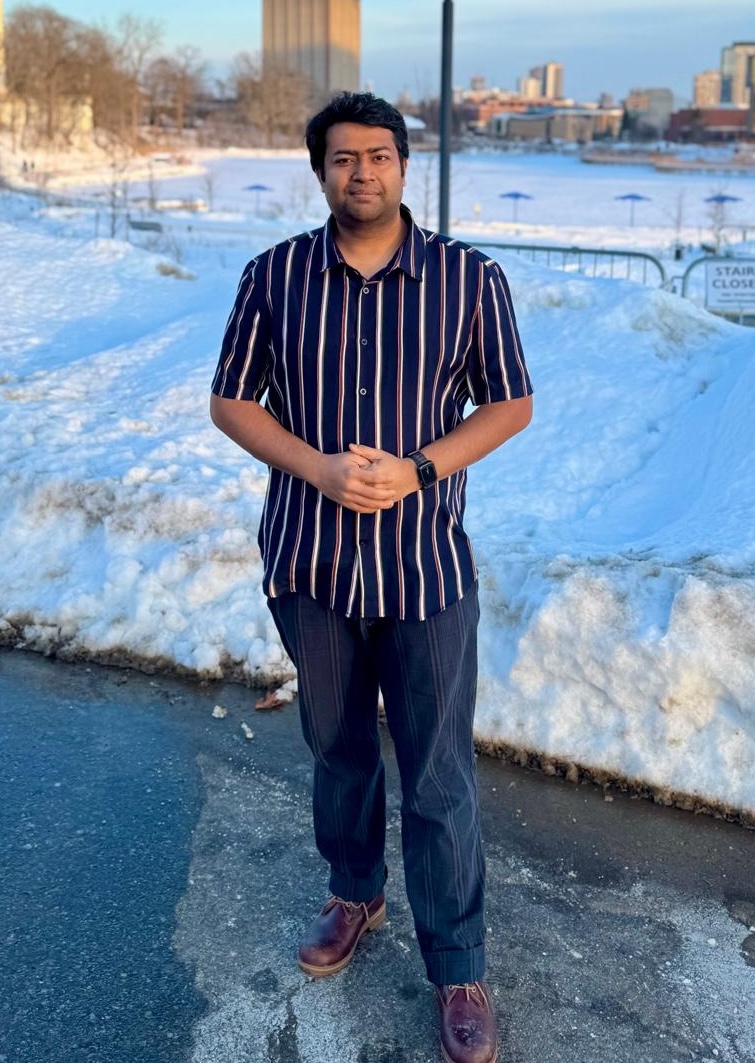 Portrait of Ishrak Mohammad outdoors in Waterloo, Ontario